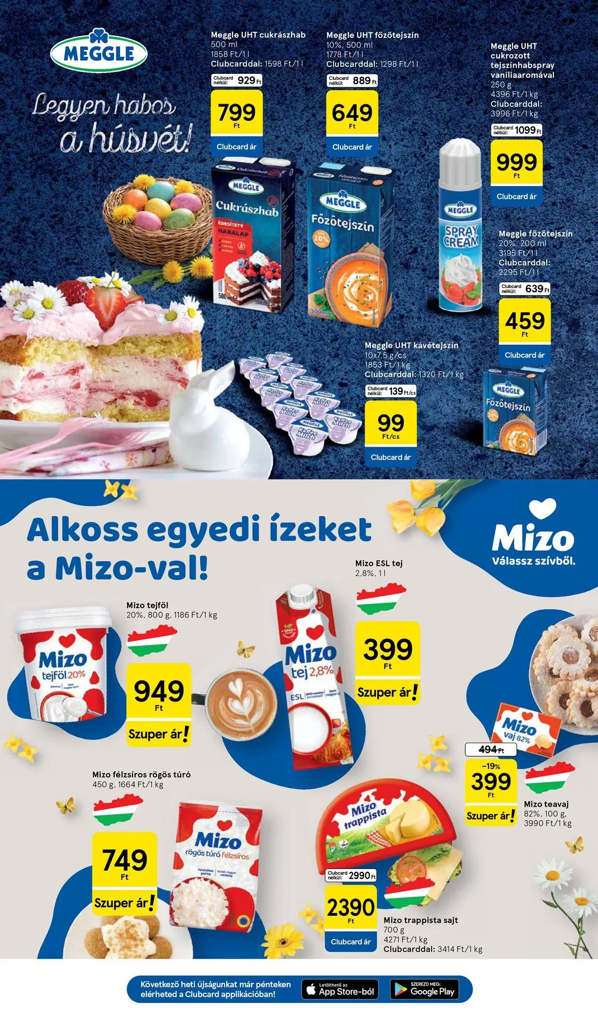 Tesco akciós újság - 2026.03.19.-tól - online | Oldal: 19 | Termékek: Kávétejszín, Főzőtejszín, Tej, Cukrászhab
