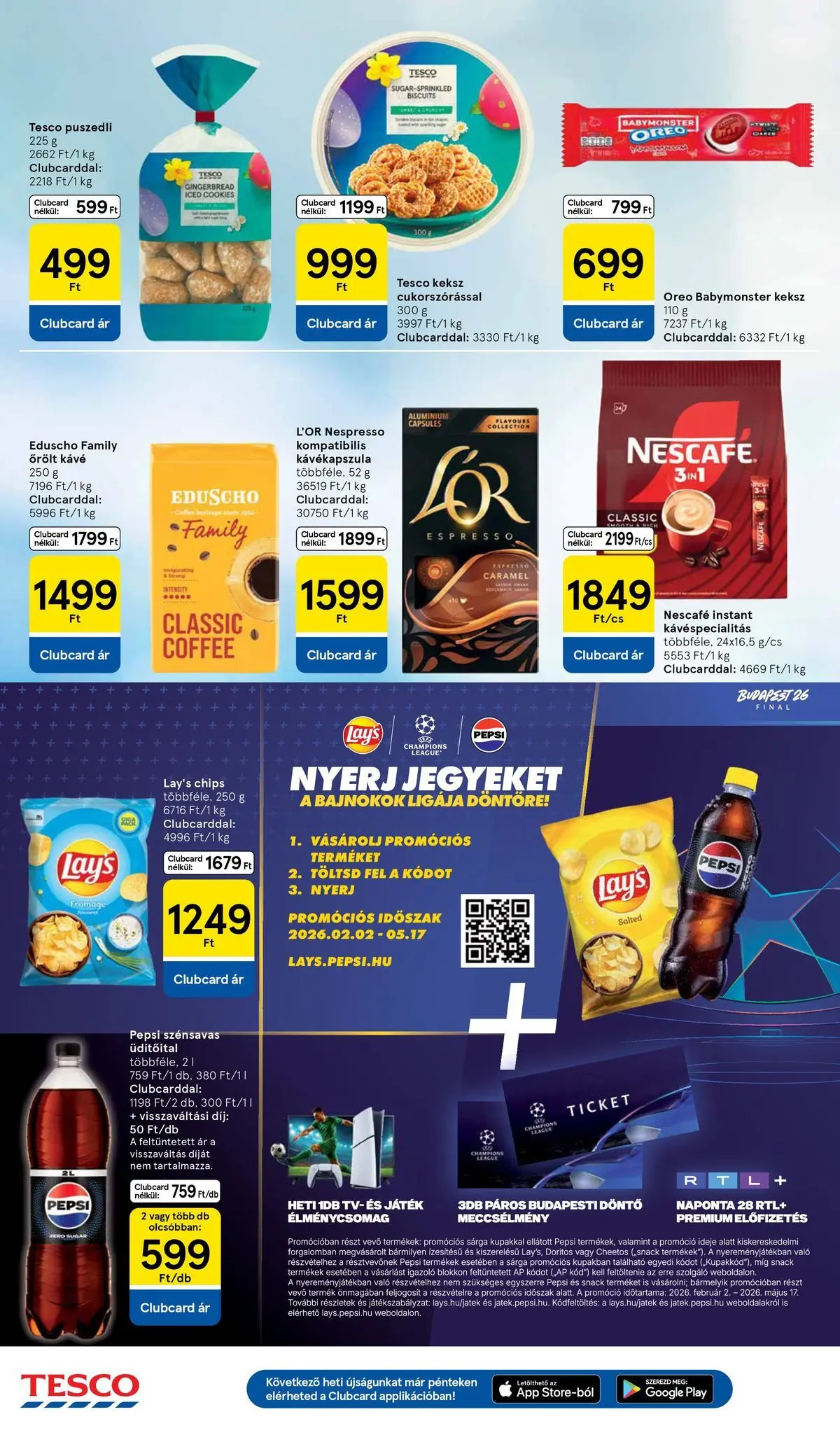 Tesco akciós újság - 2026.03.19.-tól - online | Oldal: 24 | Termékek: Nescafé, Puszedli, Kávé, Őrölt kávé