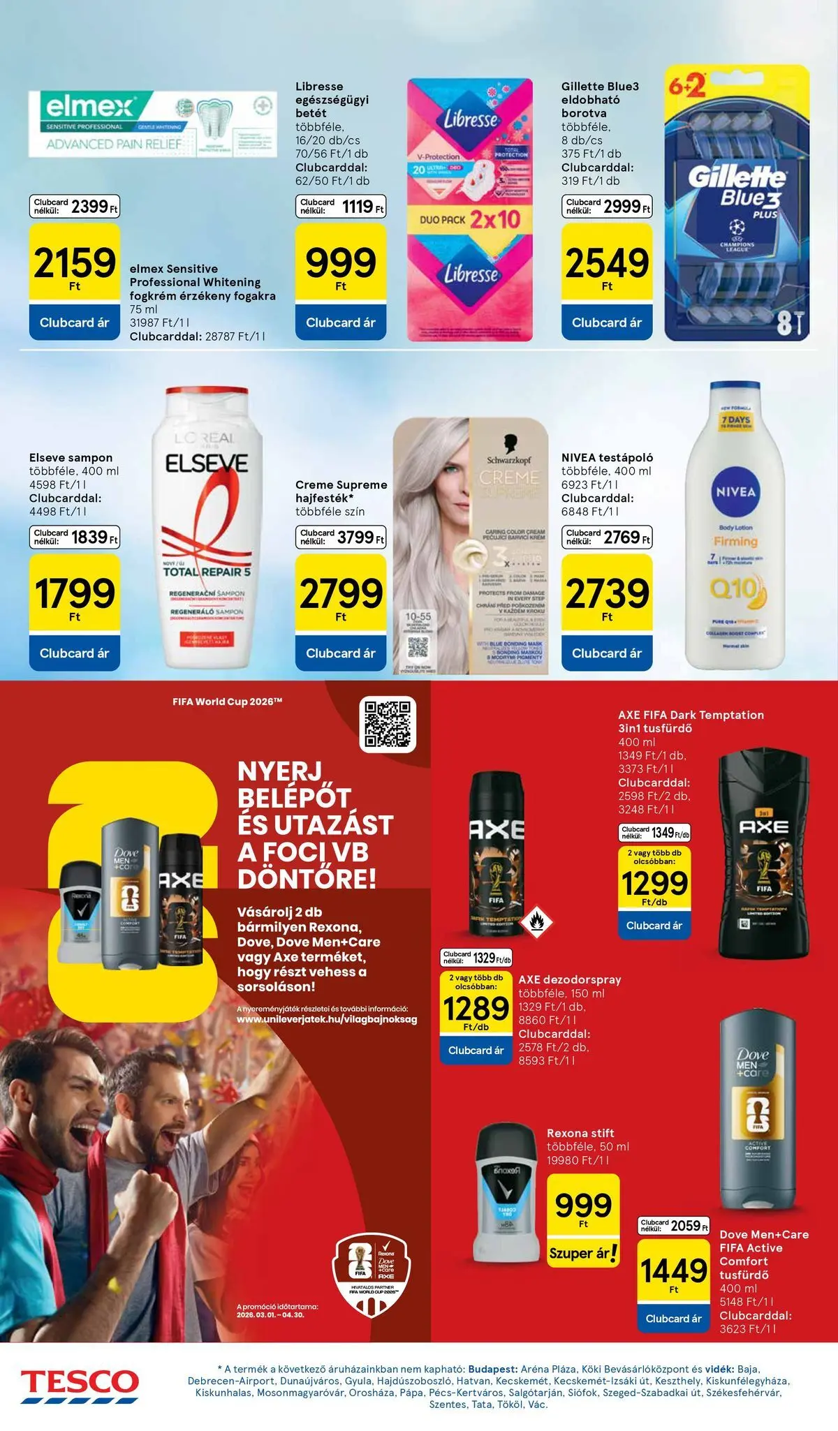 Tesco akciós újság - 2026.03.19.-tól - online | Oldal: 28 | Termékek: Body, Borotva, Sampon, Fogkrém