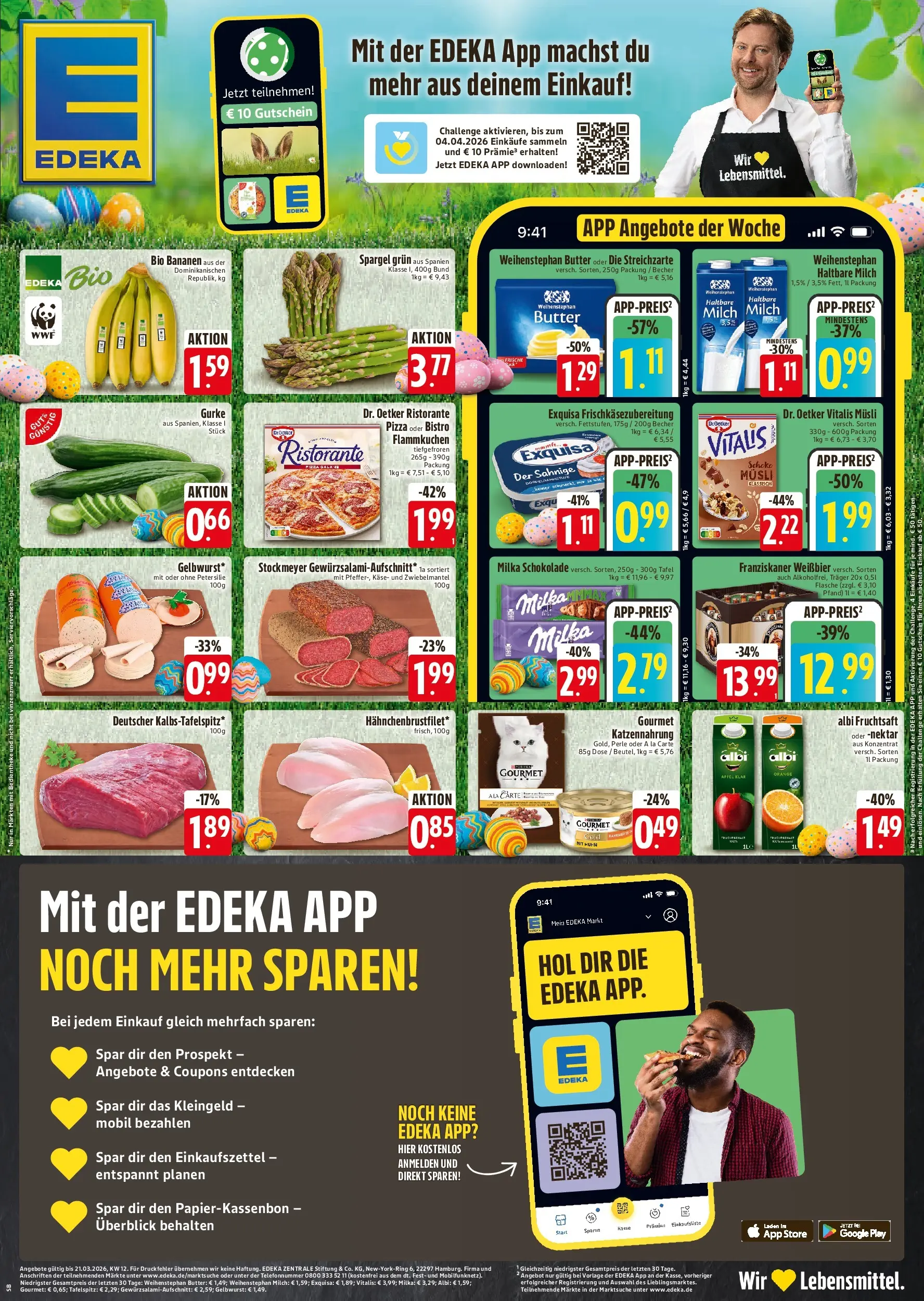 Edeka prospekt Vohburg	 (ab 18.03.2026) » Angebote Online | Seite: 1