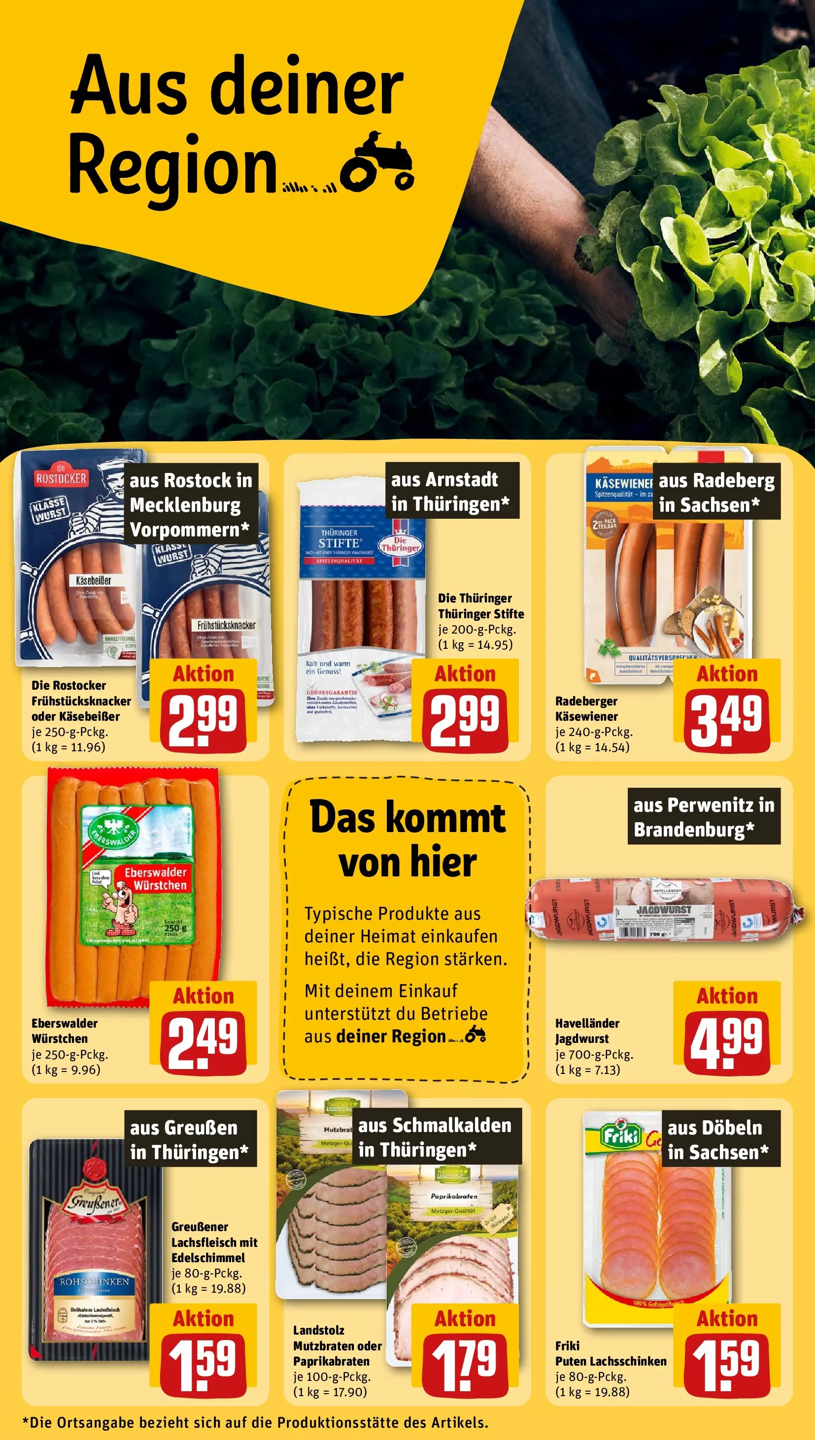 REWE Prospekt ab 22.03.2026 zum Blättern » Angebote | Seite: 26 | Produkte: Wurst