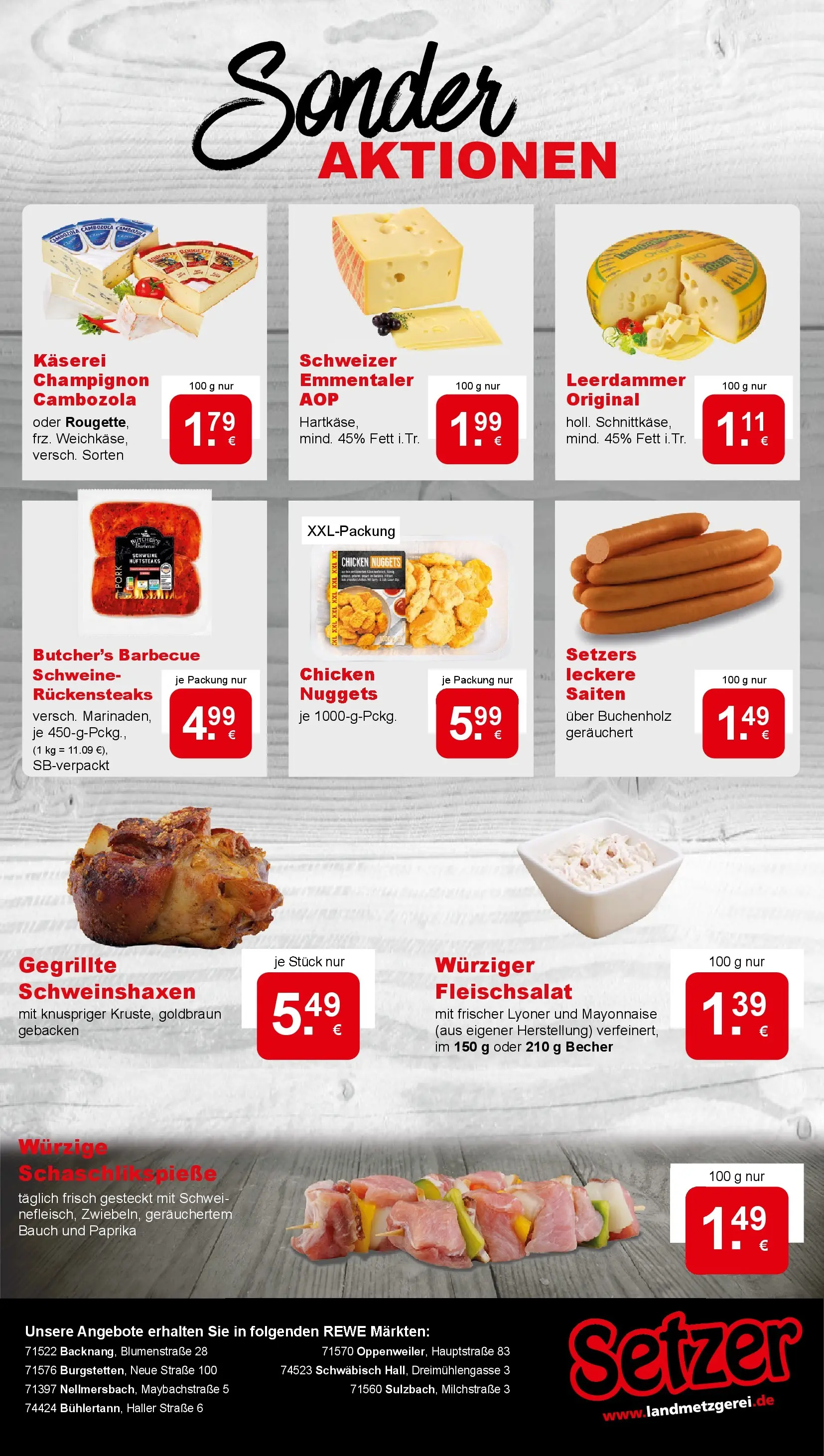 REWE Prospekt ab 23.03.2026 zum Blättern » Angebote | Seite: 13 | Produkte: Leerdammer, Paprika, Mayonnaise, Steak