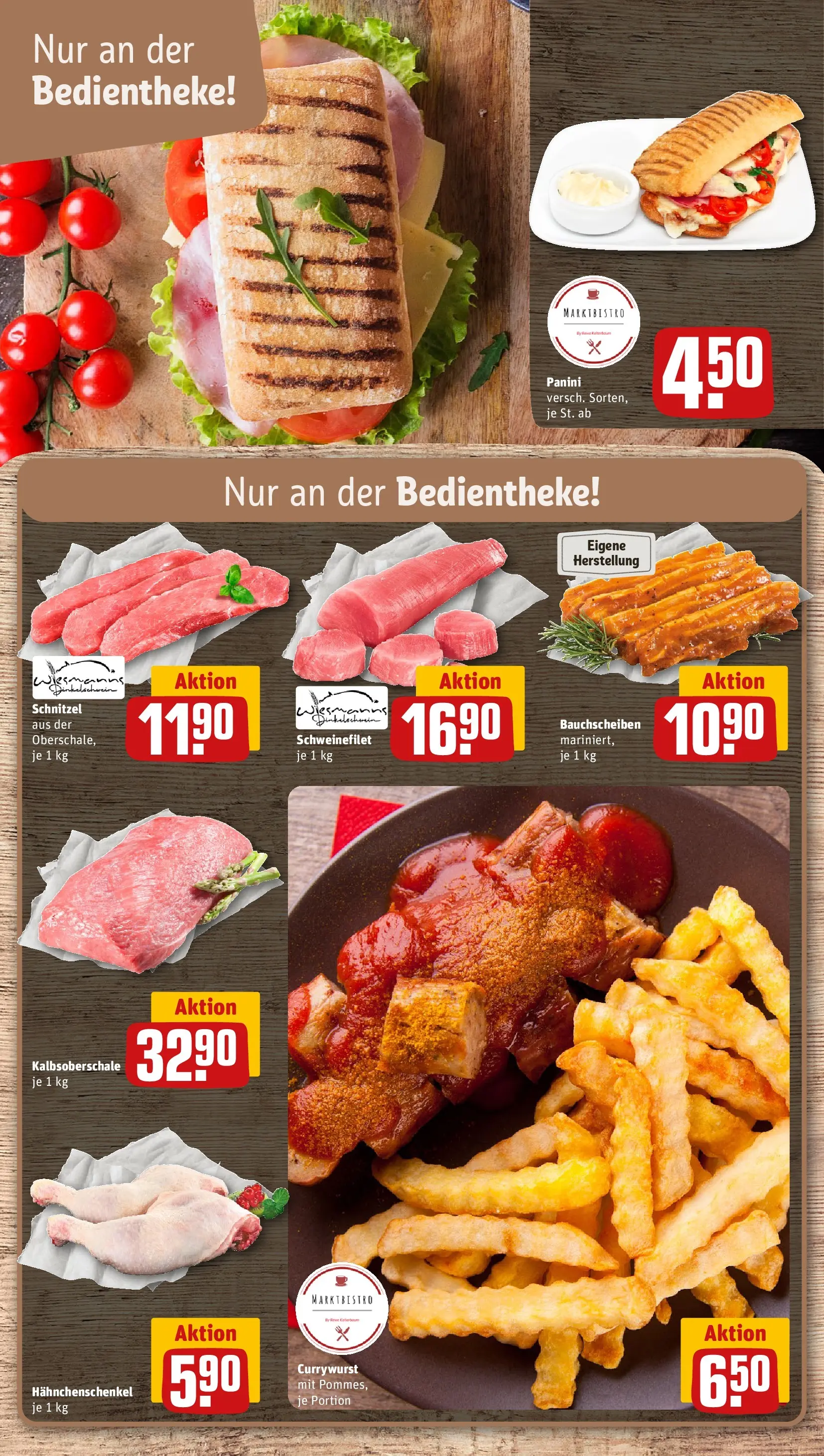 REWE Prospekt ab 23.03.2026 zum Blättern » Angebote | Seite: 10 | Produkte: Hahnchenschenkel, Schnitzel, Schweinefilet