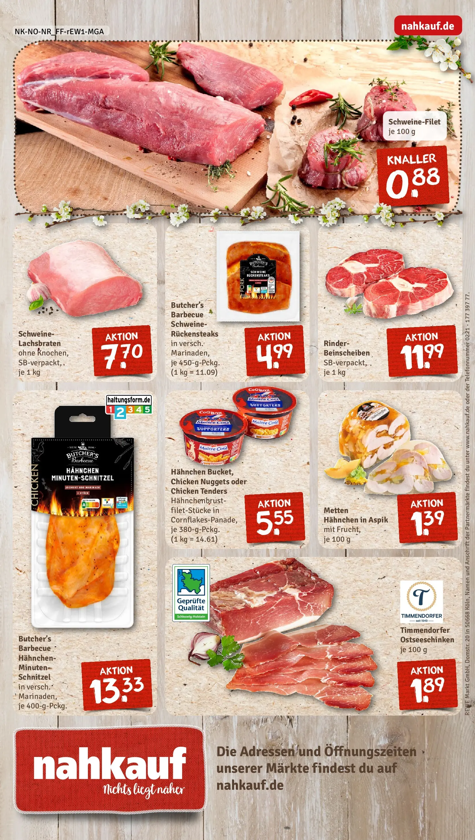 REWE Prospekt ab 23.03.2026 zum Blättern » Angebote | Seite: 16 | Produkte: Hahnchen, Joghurt, Schnitzel, Hahnchenbrust