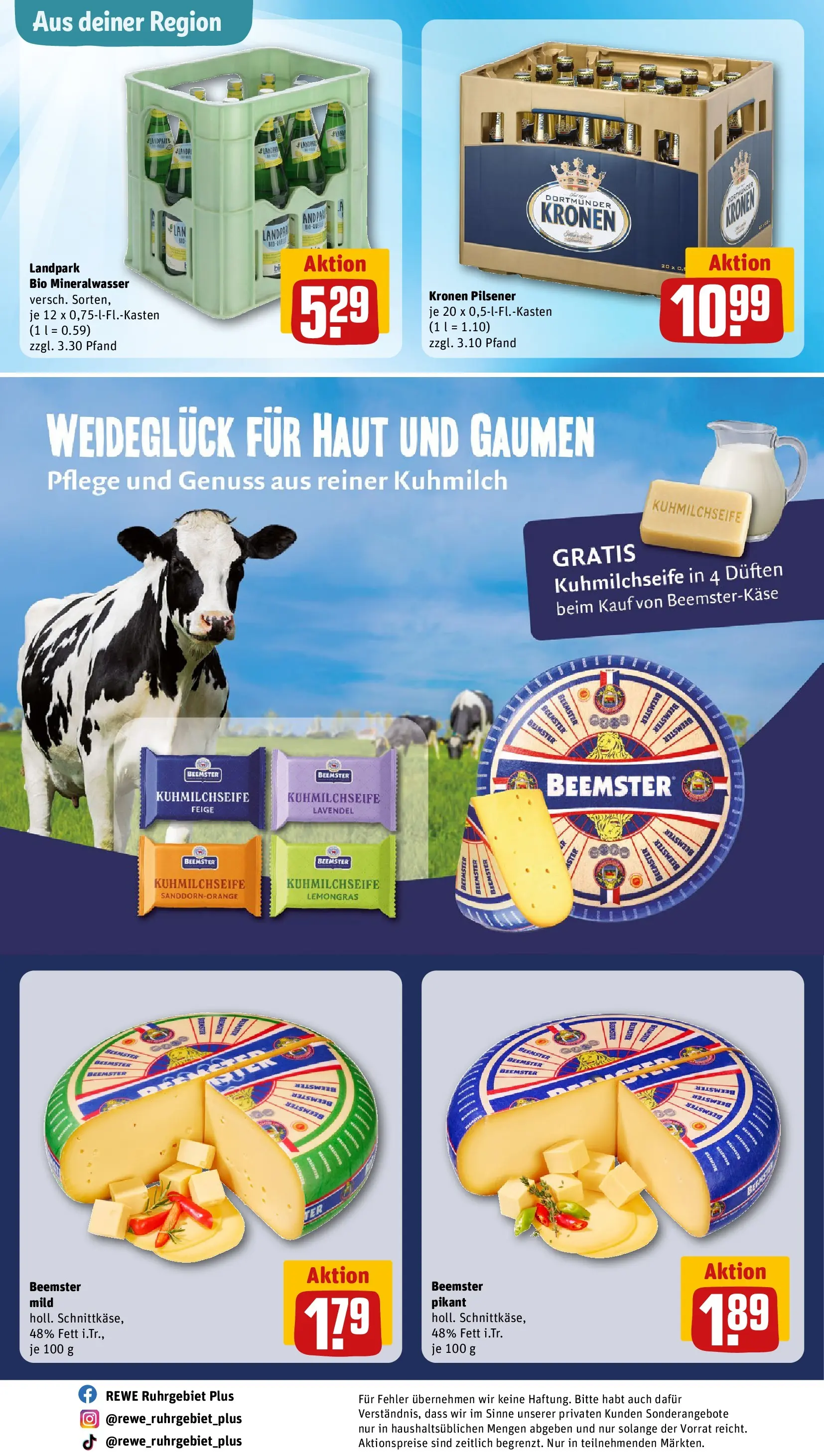 REWE Prospekt ab 23.03.2026 zum Blättern » Angebote | Seite: 31 | Produkte: Mineralwasser, Lavendel