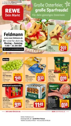 Rewe Prospekt Marl	 ab 23.03.2026 gültig