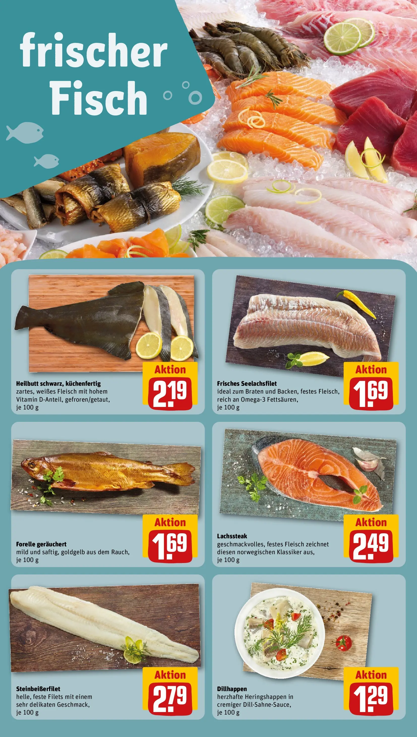 REWE Prospekt ab 23.03.2026 zum Blättern » Angebote | Seite: 33 | Produkte: Fisch, Fleisch