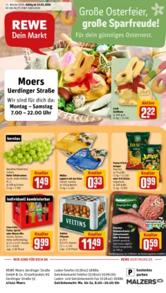 Rewe Prospekt Moers	 ab 23.03.2026 gültig