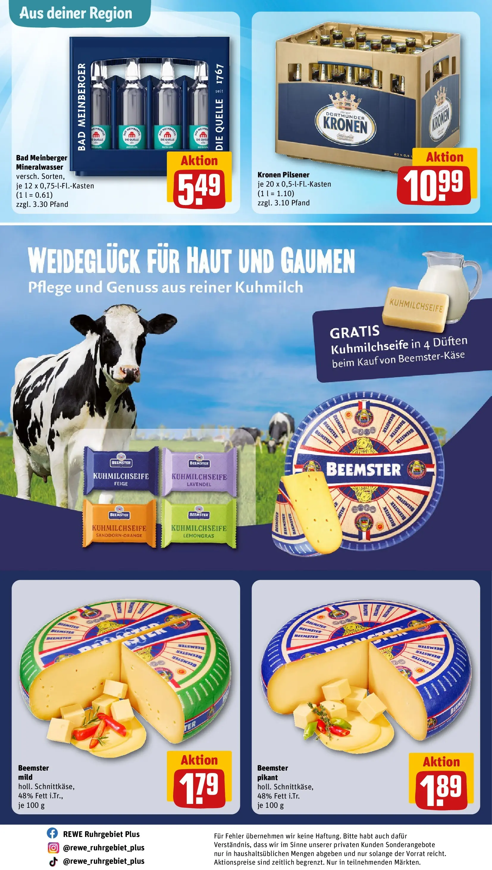 REWE Prospekt ab 23.03.2026 zum Blättern » Angebote | Seite: 31 | Produkte: Bad, Mineralwasser, Lavendel