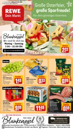 Rewe Prospekt Wesel	 ab 23.03.2026 gültig