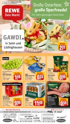Rewe Prospekt Selm	 ab 23.03.2026 gültig