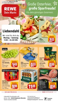 Rewe Prospekt Bergkamen	 ab 23.03.2026 gültig