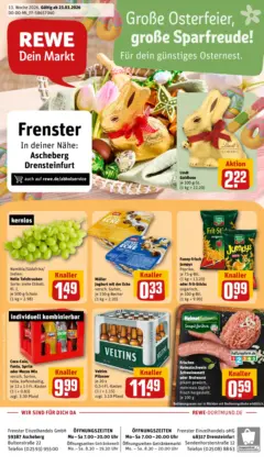 Rewe Prospekt Ascheberg	 ab 23.03.2026 gültig