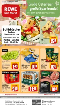 Rewe Prospekt Beckum	 ab 23.03.2026 gültig