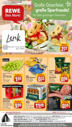 Rewe Prospekt Witten	 ab 23.03.2026 gültig