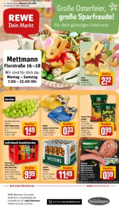 Rewe Prospekt Mettmann	 ab 23.03.2026 gültig