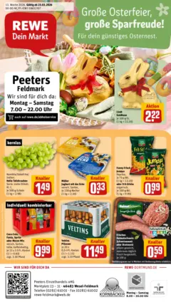 Rewe Prospekt Wesel	 ab 23.03.2026 gültig