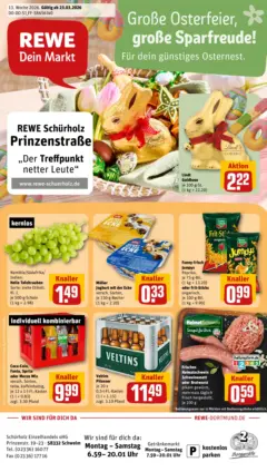 Rewe Prospekt Schwelm	 ab 23.03.2026 gültig