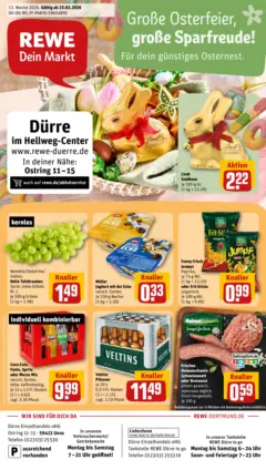 Rewe Prospekt Unna	 ab 23.03.2026 gültig