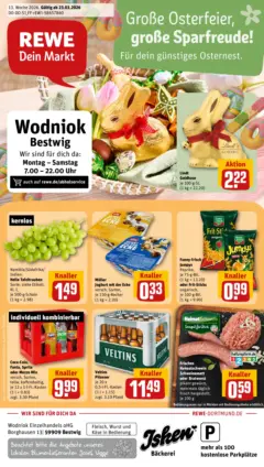 Rewe Prospekt Bestwig	 ab 23.03.2026 gültig