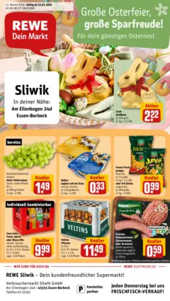 Rewe Prospekt Essen	 ab 23.03.2026 gültig