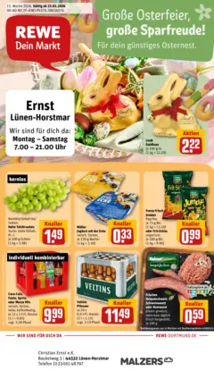 Rewe Prospekt Lünen	 ab 23.03.2026 gültig
