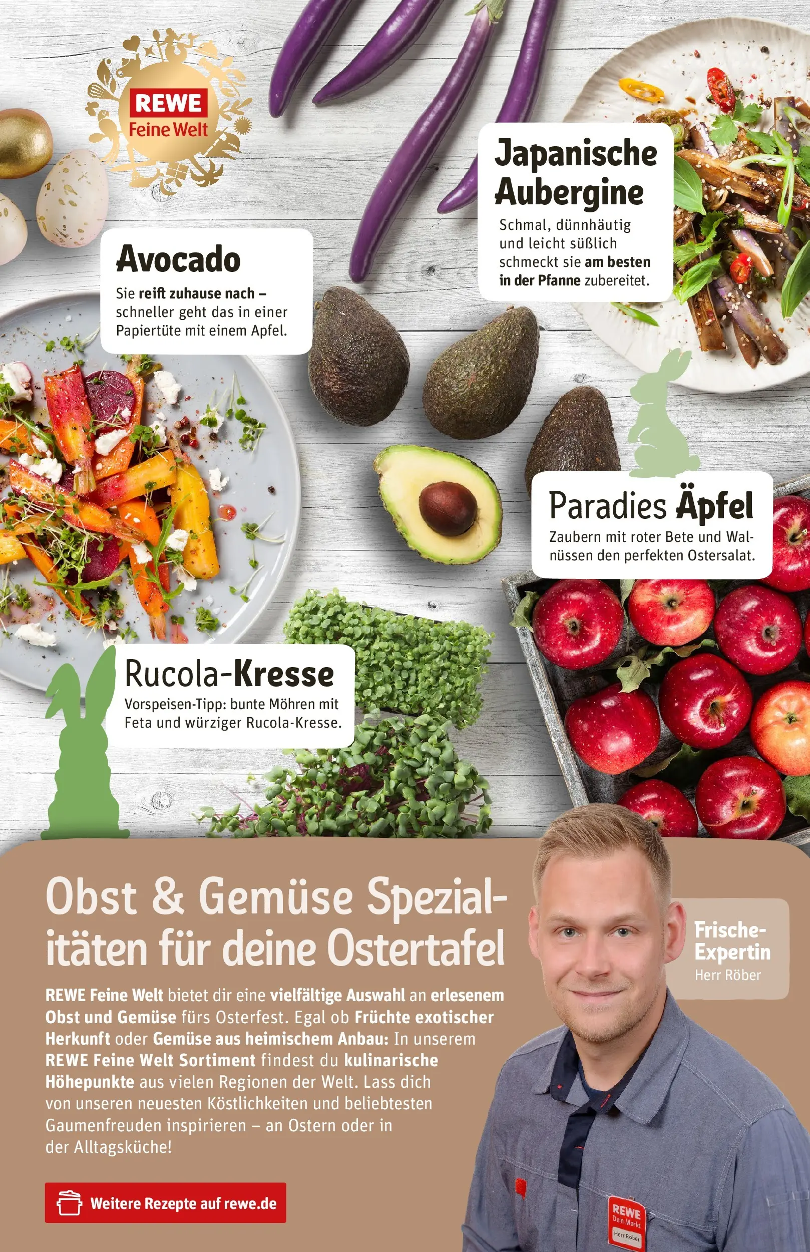 REWE Prospekt ab 23.03.2026 zum Blättern » Angebote | Seite: 17 | Produkte: Feta, Äpfel, Avocado, Gemüse