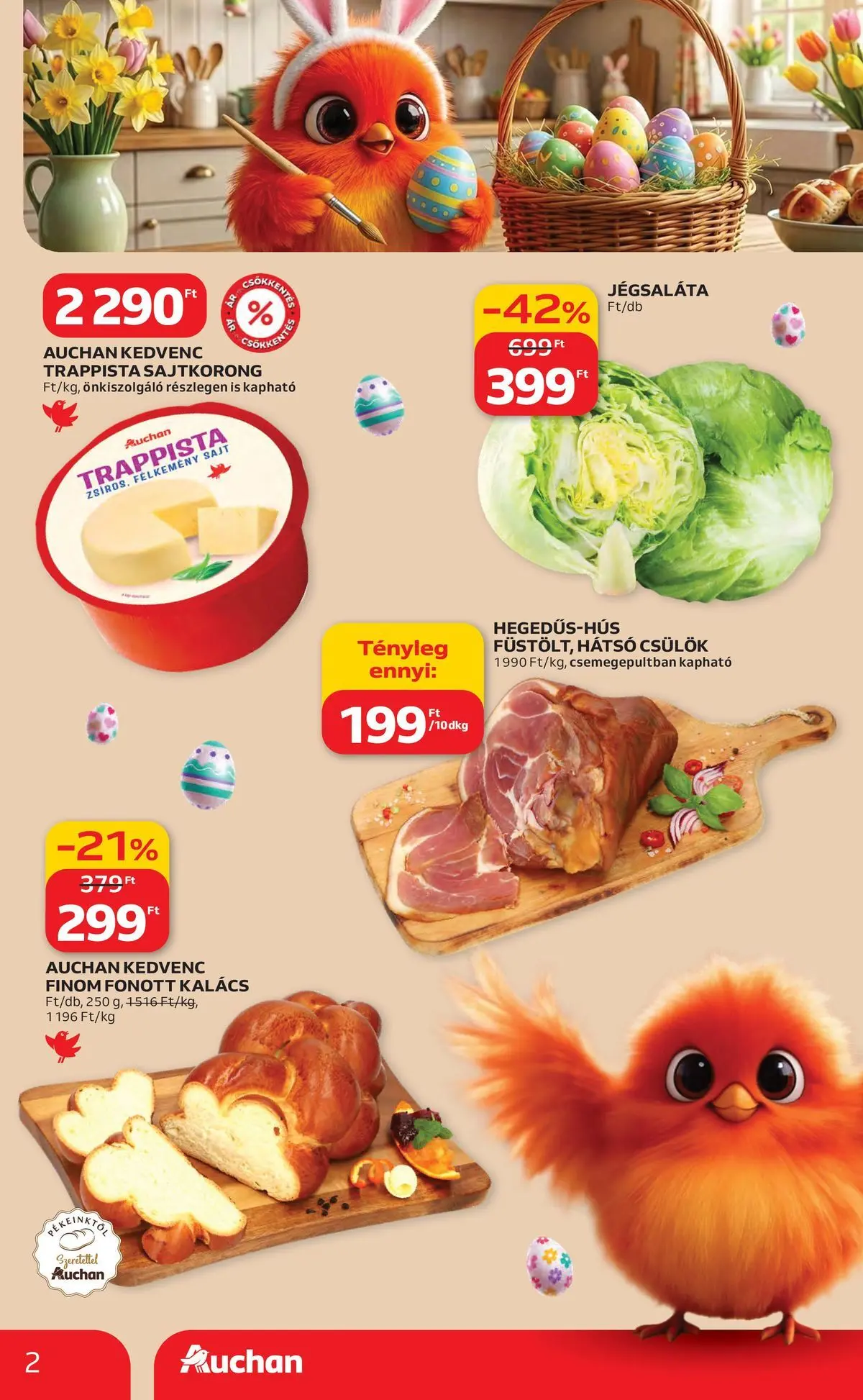 Ajánlatok - Auchan újság érvényessége 2026.03.25-ig - 2026.03.19. -tól/töl > akció, lapozható szórólap 🛍️ | Oldal: 2