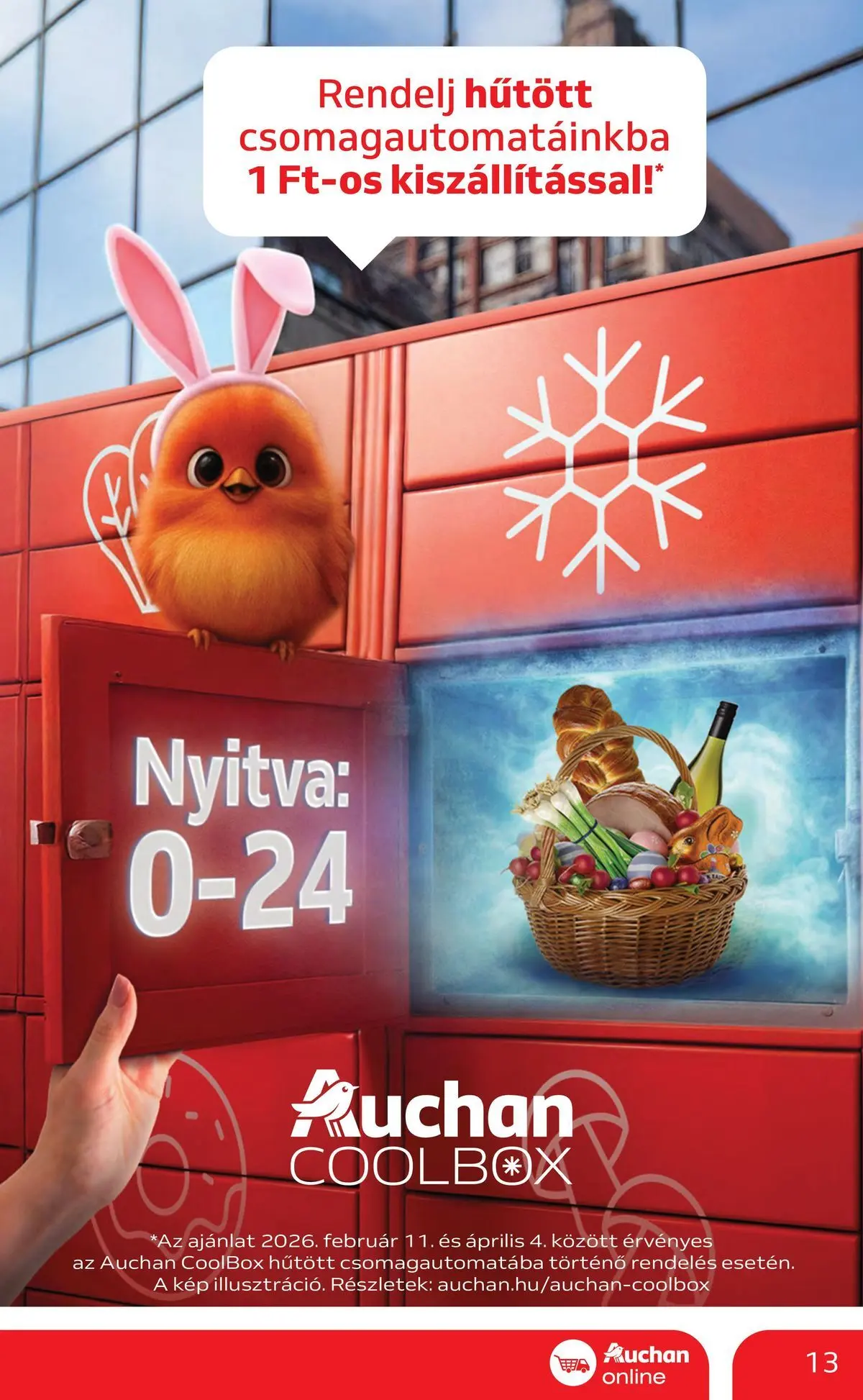 Ajánlatok - Auchan újság érvényessége 2026.03.25-ig - 2026.03.19. -tól/töl > akció, lapozható szórólap 🛍️ | Oldal: 13