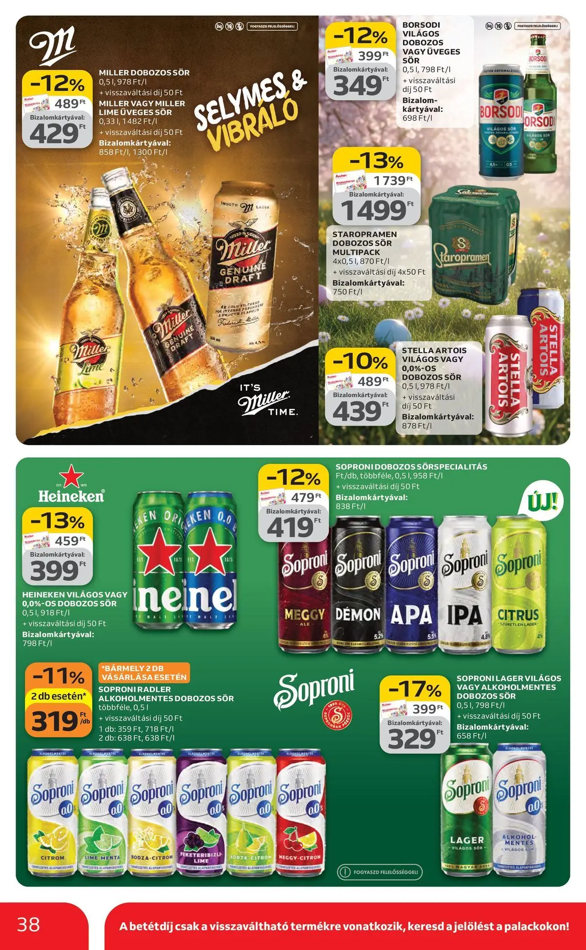 Ajánlatok - Auchan újság érvényessége 2026.03.25-ig - 2026.03.19. -tól/töl > akció, lapozható szórólap 🛍️ | Oldal: 38