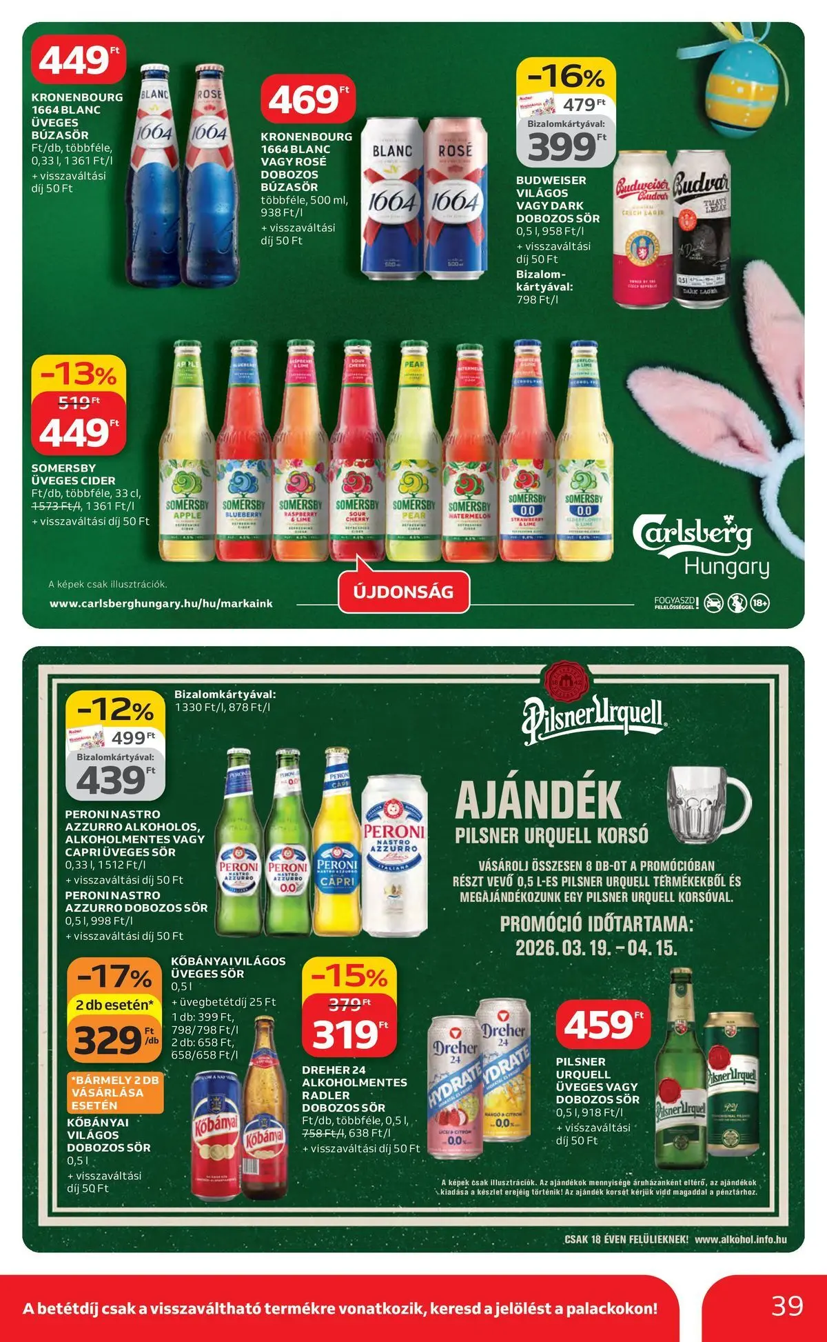 Ajánlatok - Auchan újság érvényessége 2026.03.25-ig - 2026.03.19. -tól/töl > akció, lapozható szórólap 🛍️ | Oldal: 39