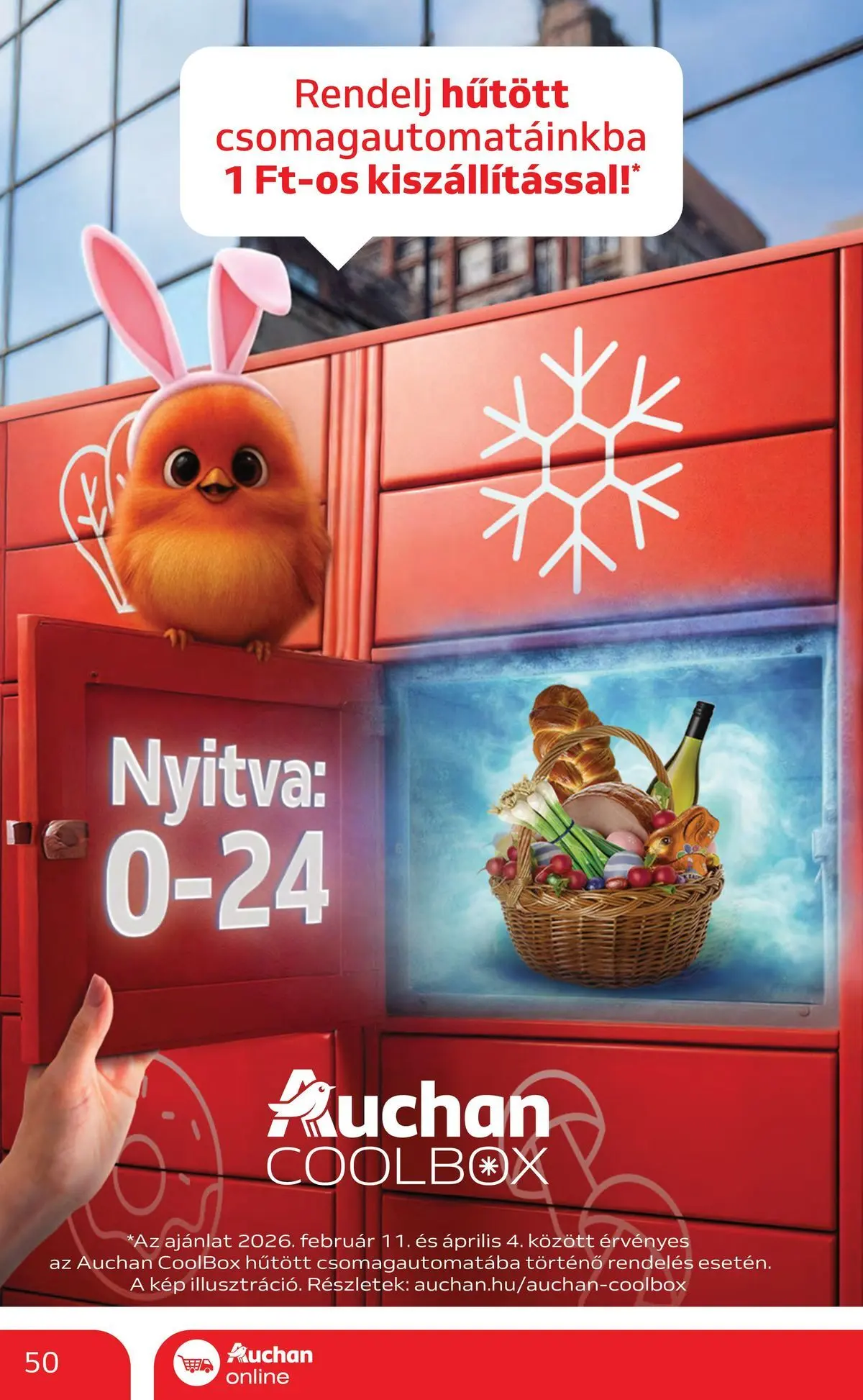 Ajánlatok - Auchan újság érvényessége 2026.03.25-ig - 2026.03.19. -tól/töl > akció, lapozható szórólap 🛍️ | Oldal: 50
