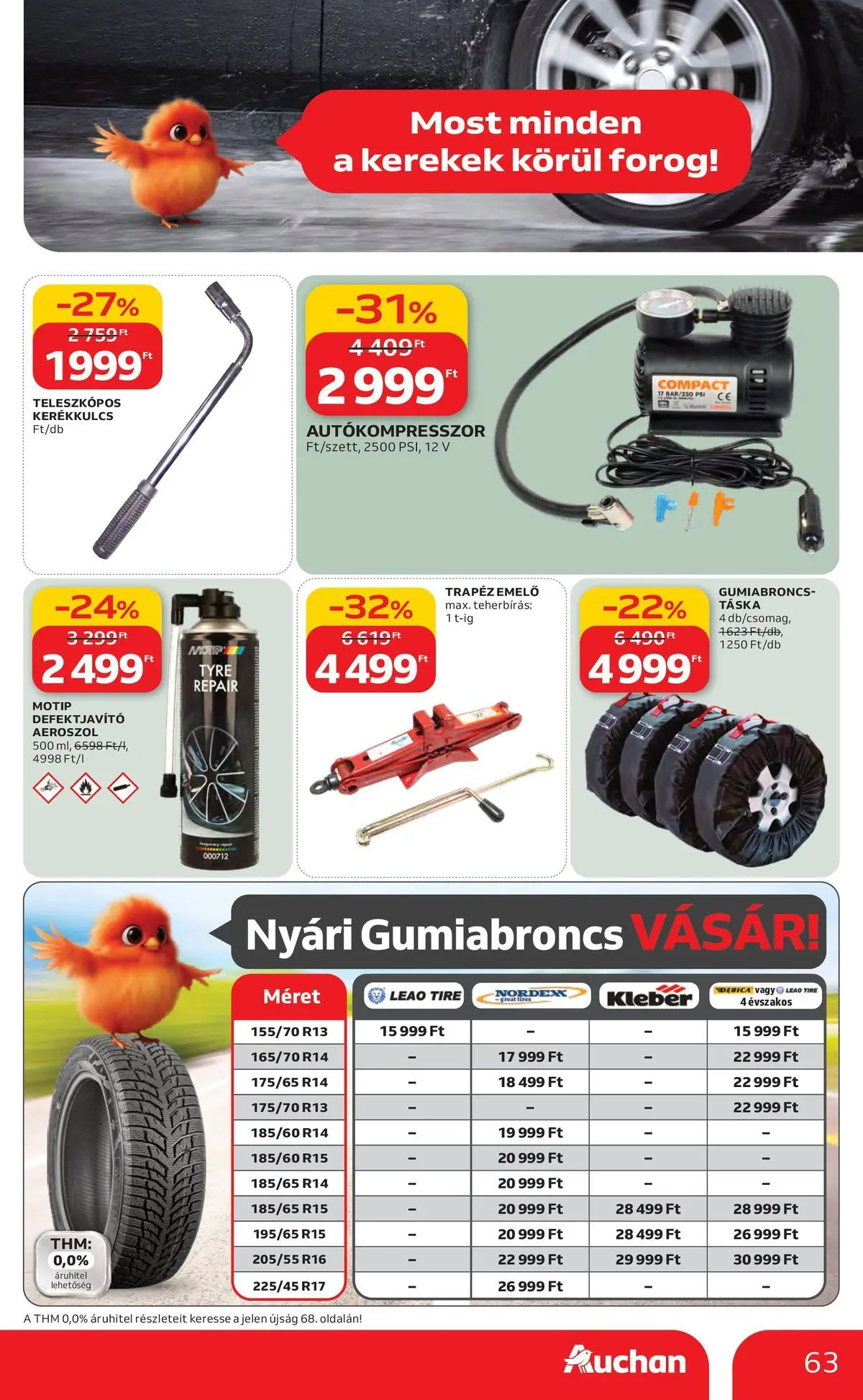 Ajánlatok - Auchan újság érvényessége 2026.03.25-ig - 2026.03.19. -tól/töl > akció, lapozható szórólap 🛍️ | Oldal: 63