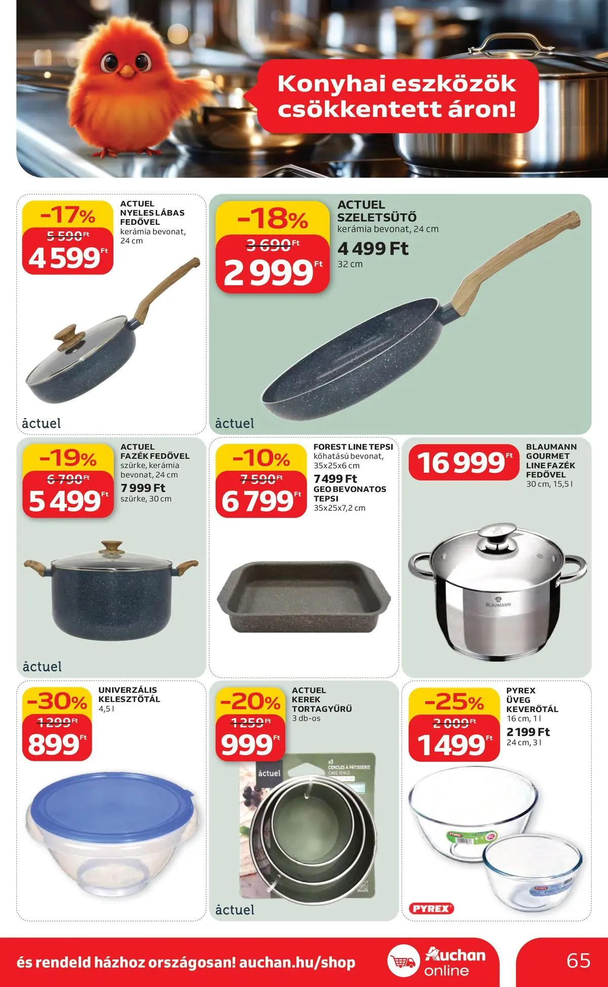 Ajánlatok - Auchan újság érvényessége 2026.03.25-ig - 2026.03.19. -tól/töl > akció, lapozható szórólap 🛍️ | Oldal: 65