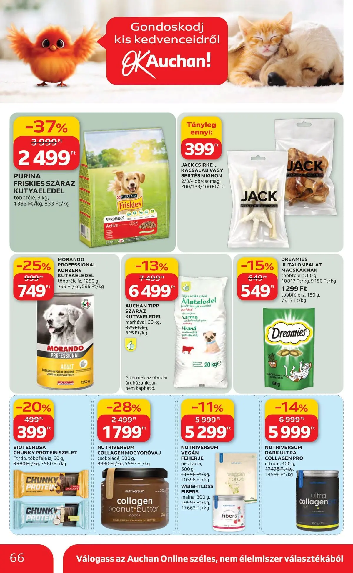 Ajánlatok - Auchan újság érvényessége 2026.03.25-ig - 2026.03.19. -tól/töl > akció, lapozható szórólap 🛍️ | Oldal: 66