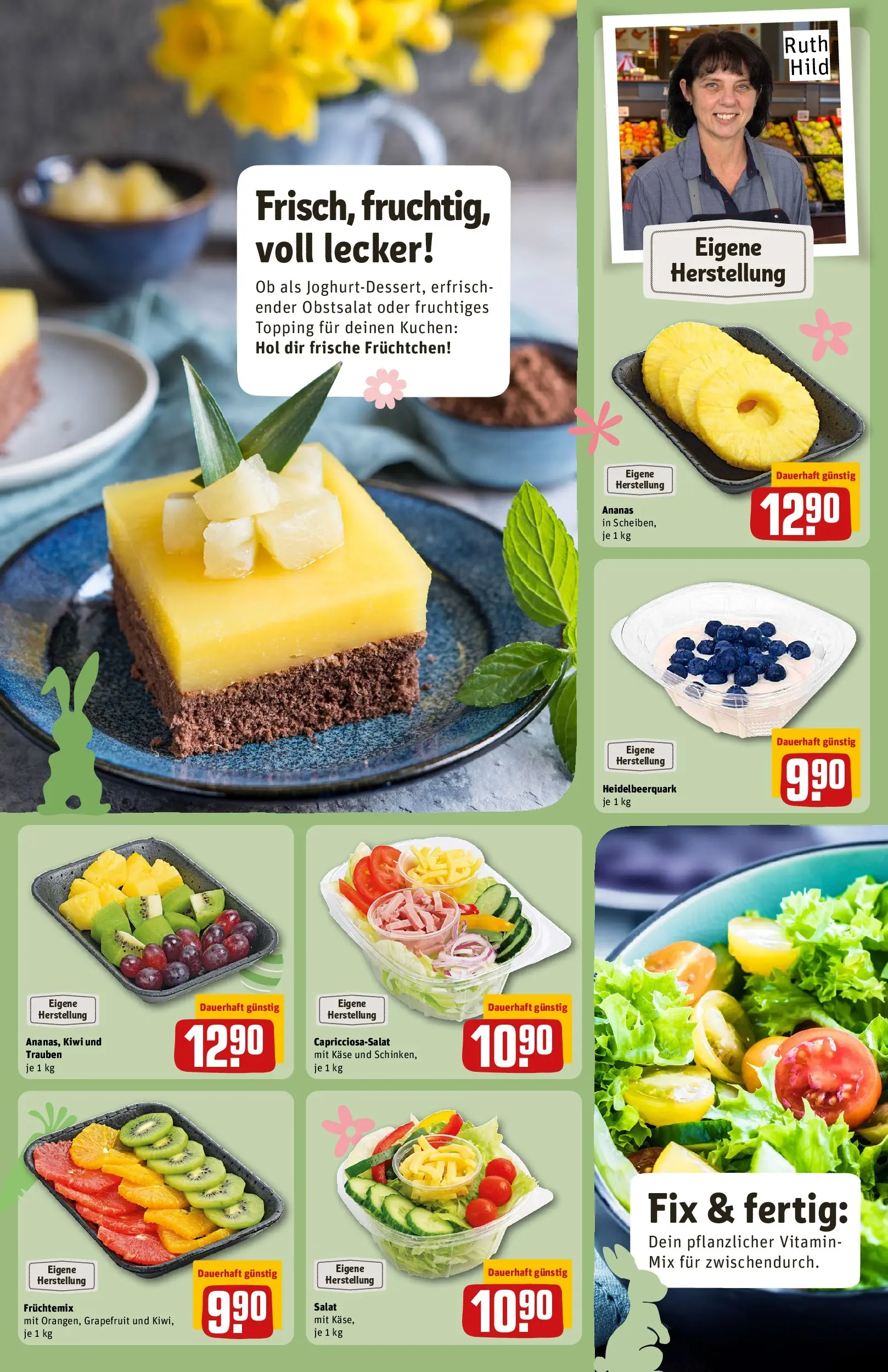 REWE Prospekt ab 23.03.2026 zum Blättern » Angebote | Seite: 15 | Produkte: Trauben, Ananas, Grapefruit, Kiwi