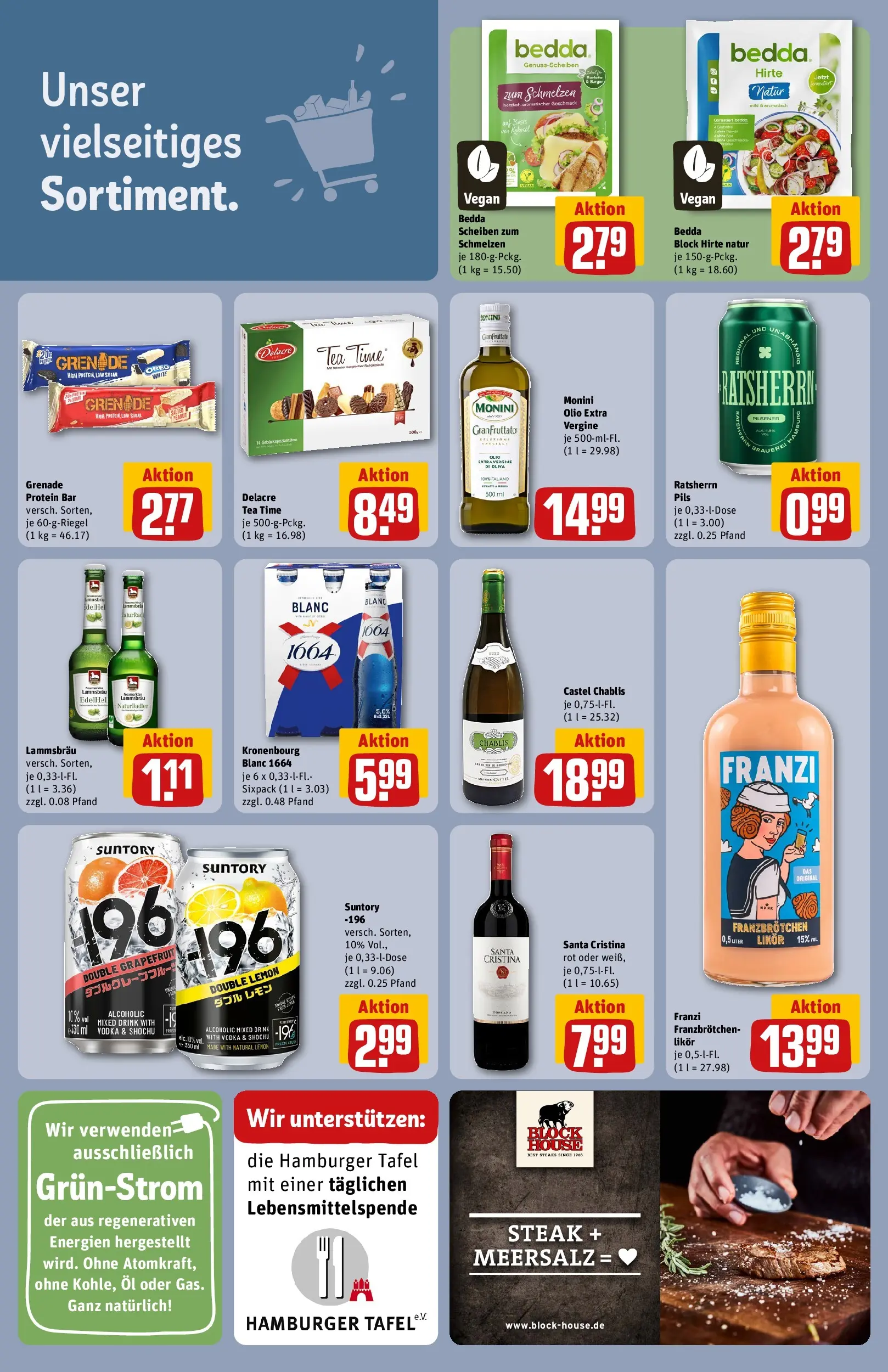 REWE Prospekt ab 23.03.2026 zum Blättern » Angebote | Seite: 36 | Produkte: Likör, Pils, Vodka, Steak