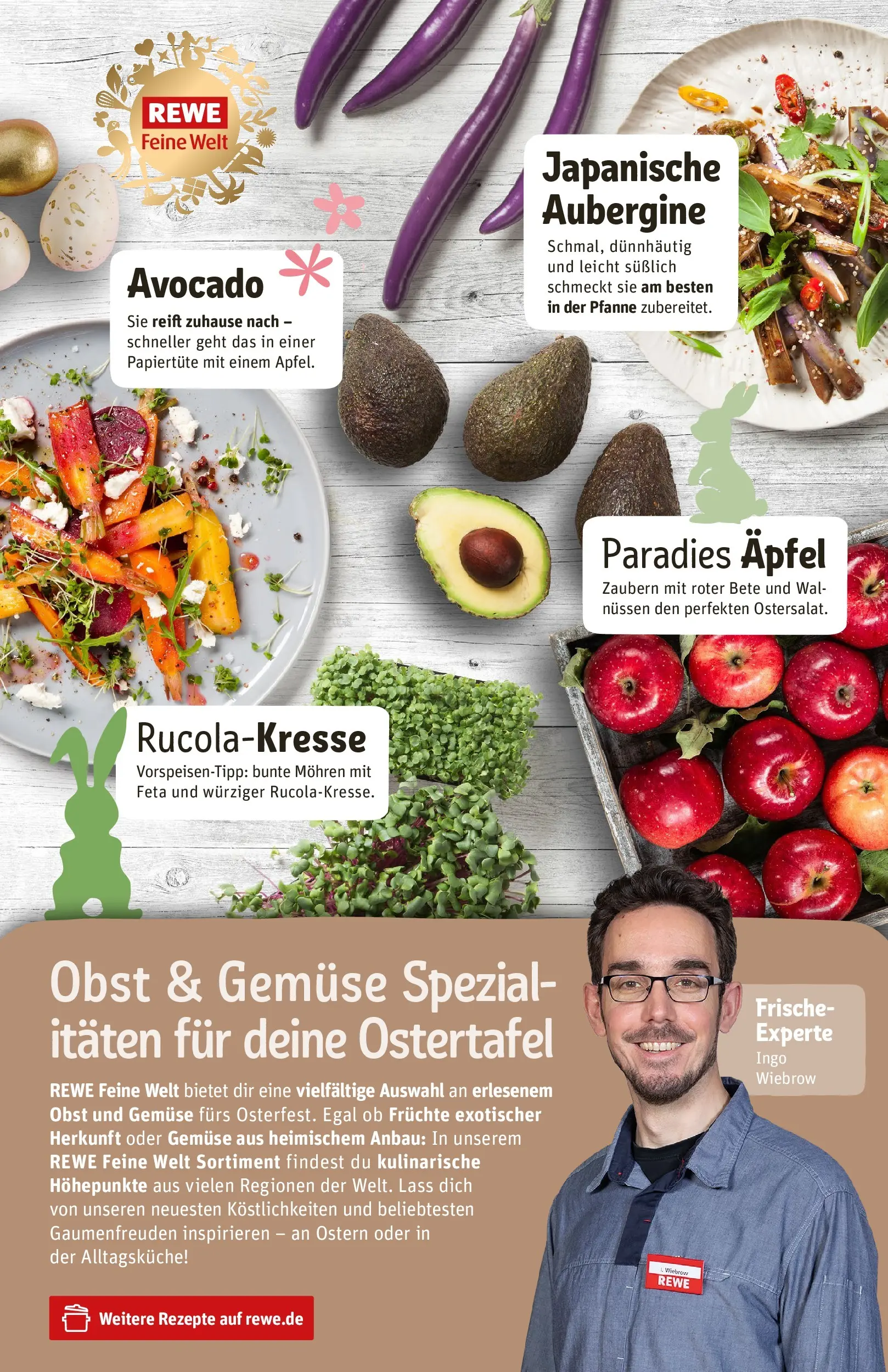 REWE Prospekt ab 23.03.2026 zum Blättern » Angebote | Seite: 17 | Produkte: Feta, Äpfel, Mohren, Avocado