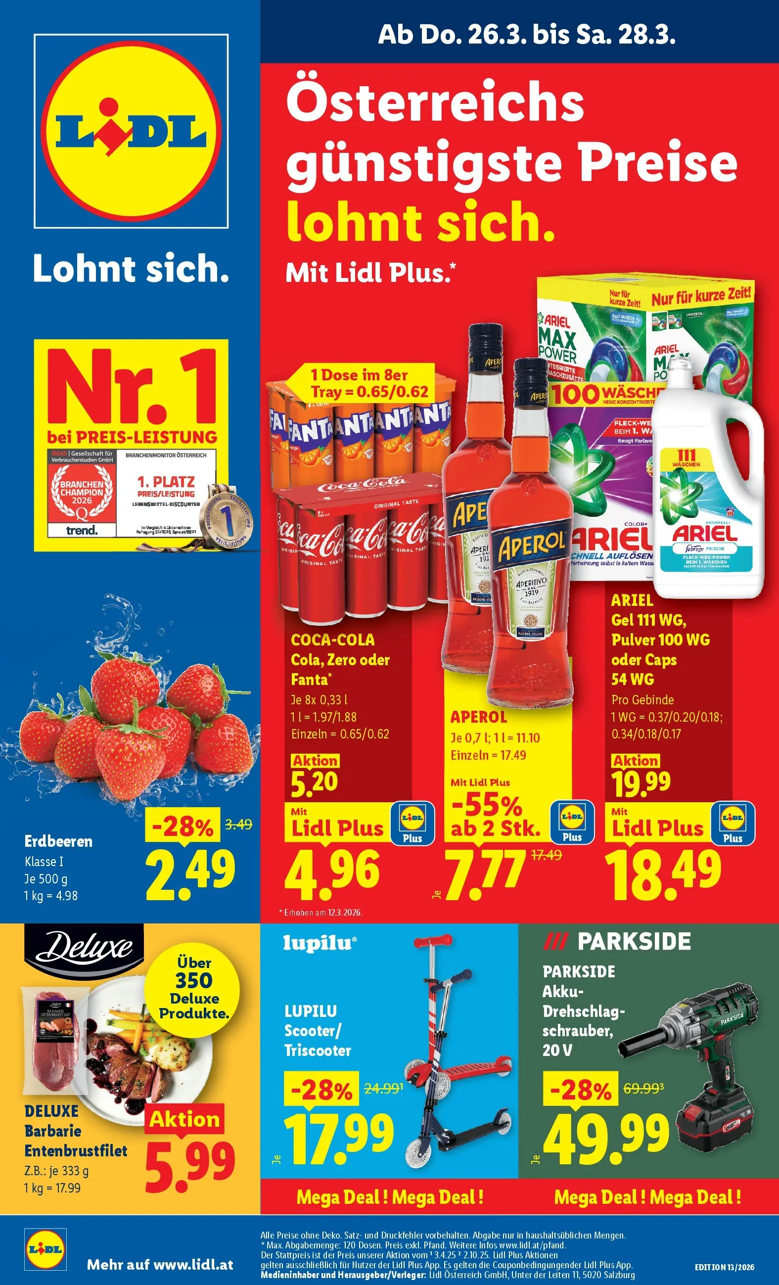 Lidl - Lidl ab 25.03.2026 - Angebote ab donnerstag | Seite: 1
