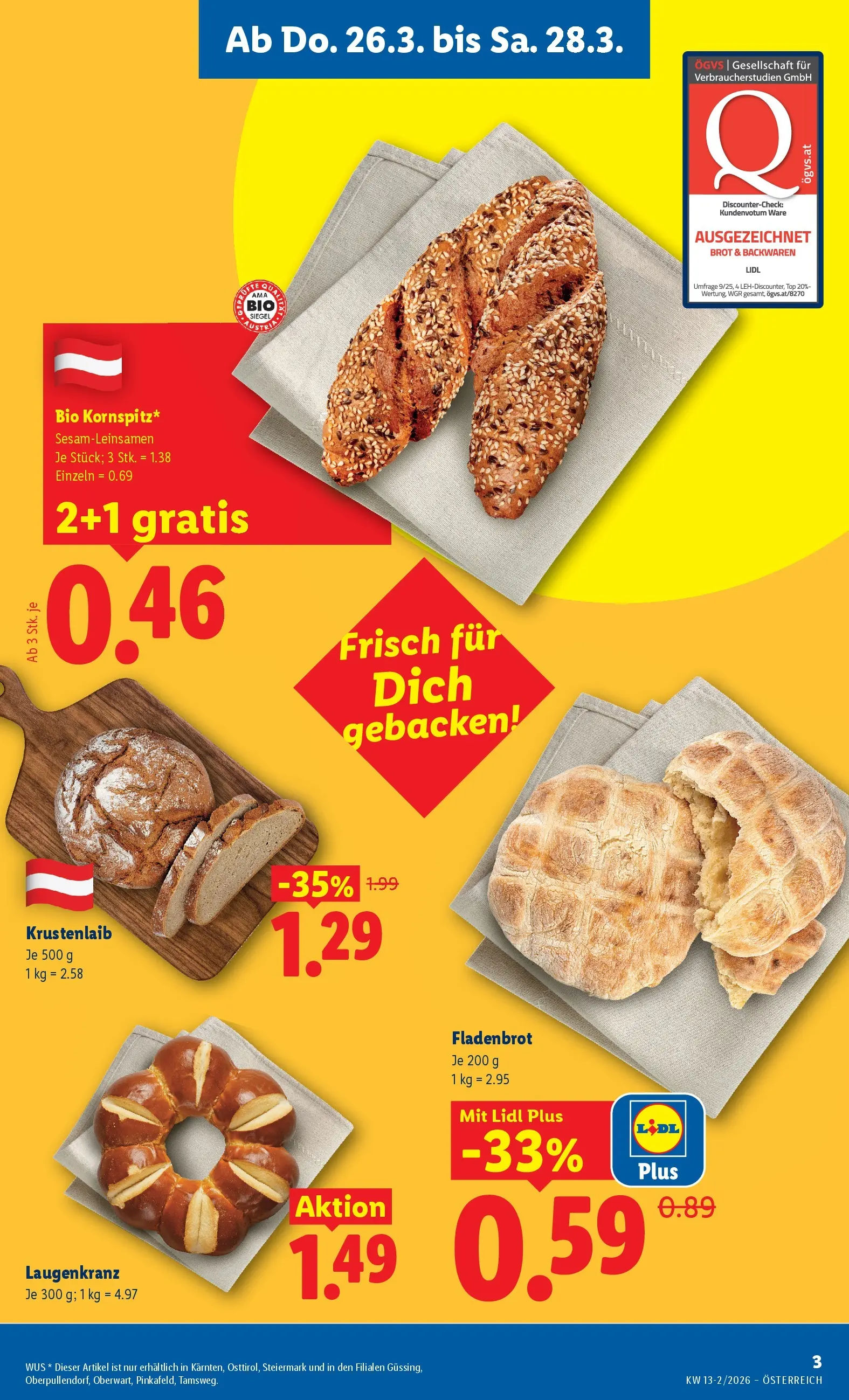 Lidl - Lidl ab 25.03.2026 - Angebote ab donnerstag | Seite: 5 | Produkte: Brot