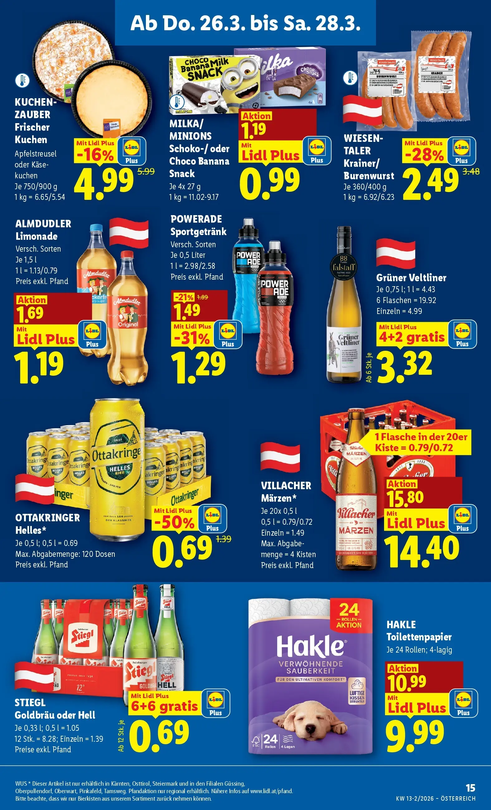 Lidl - Lidl ab 25.03.2026 - Angebote ab donnerstag | Seite: 17 | Produkte: Kissen, Käse, Bier