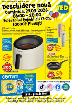 Ofertele TEDi valabile de la 29.03.2026