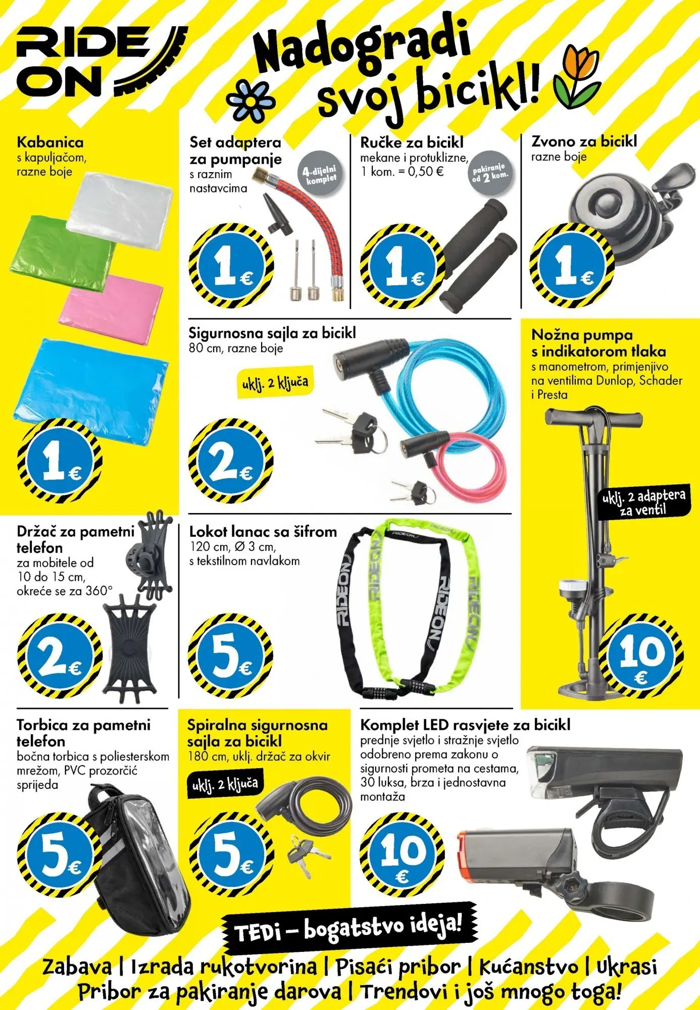 TEDi - TEDi katalog do 28.03.2026 novi od 18.03.2026 na listanje > letak digitalni | Stranica: 35 | Proizvodi: Bicikl, Torbica, Ventil, Telefon