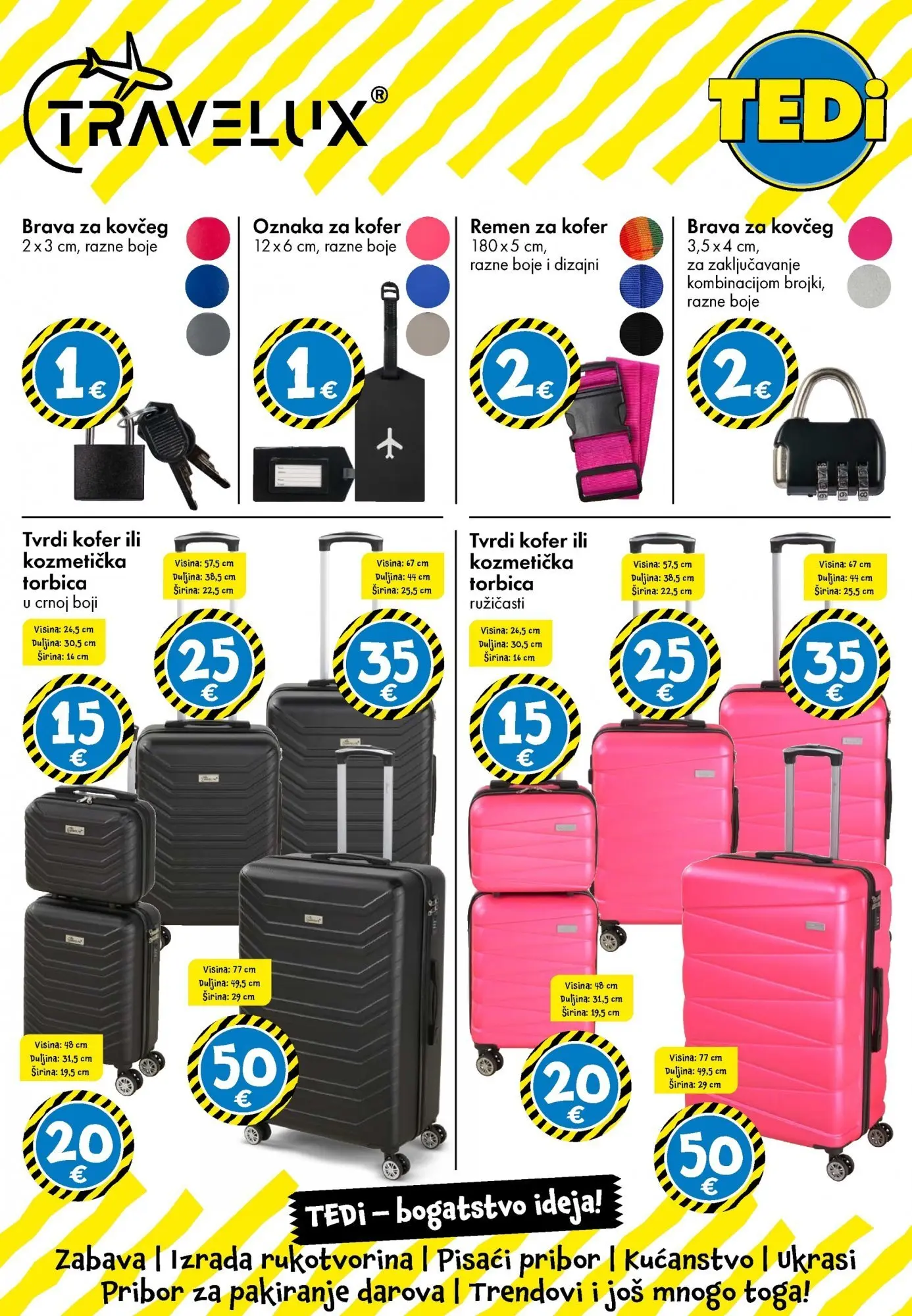 TEDi - TEDi katalog do 28.03.2026 novi od 18.03.2026 na listanje > letak digitalni | Stranica: 36 | Proizvodi: Torbica, Kofer