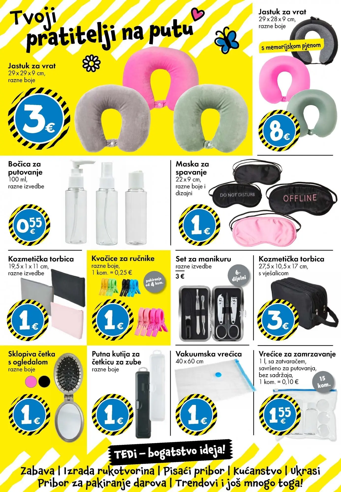 TEDi - TEDi katalog do 28.03.2026 novi od 18.03.2026 na listanje > letak digitalni | Stranica: 37 | Proizvodi: Jastuk, Kutija, Četka, Maska