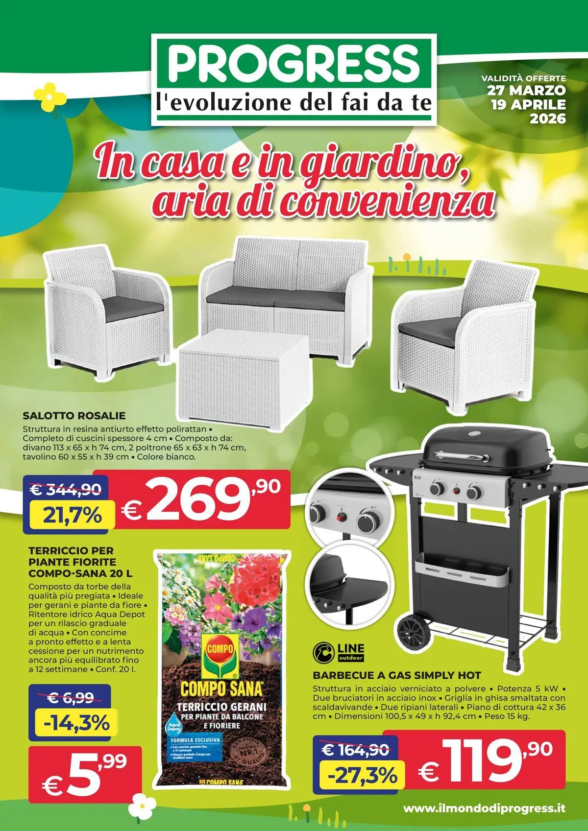 Nuovo Offerte - In casa e in giardino, aria di convenienza dal 26/03/2026 > offerte anteprima 🛍️ | Pagina: 1 | Prodotti: Tavolino, Concime, Barbecue a gas, Griglia