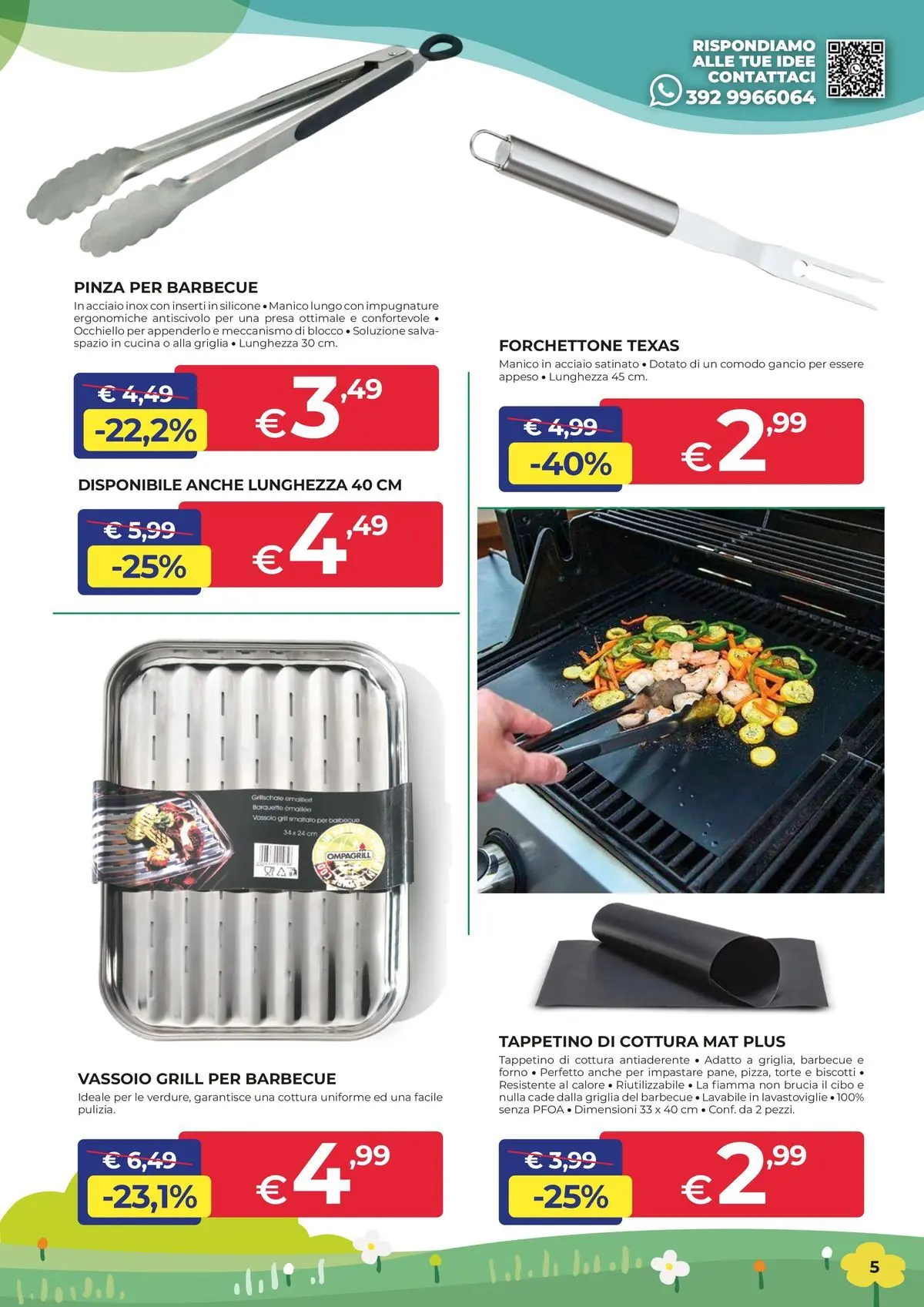 Nuovo Offerte - In casa e in giardino, aria di convenienza dal 26/03/2026 > offerte anteprima 🛍️ | Pagina: 5 | Prodotti: Biscotti, Barbecue, Silicone, Vassoio