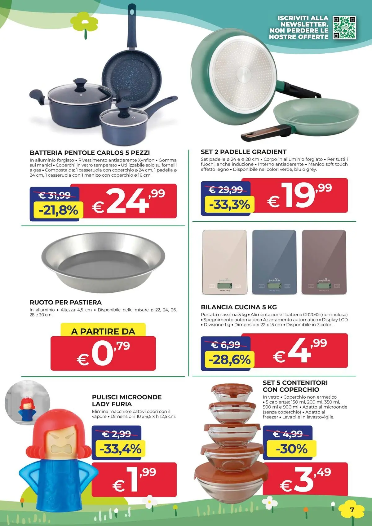 Nuovo Offerte - In casa e in giardino, aria di convenienza dal 26/03/2026 > offerte anteprima 🛍️ | Pagina: 7 | Prodotti: Fornelli, Bilancia, Alluminio, Batteria