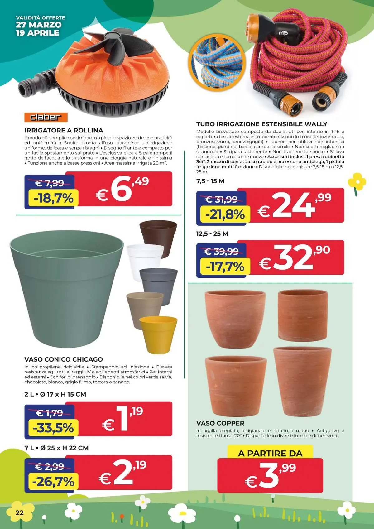 Nuovo Offerte - In casa e in giardino, aria di convenienza dal 26/03/2026 > offerte anteprima 🛍️ | Pagina: 22 | Prodotti: Acqua, Tubo, Irrigatore, Presa