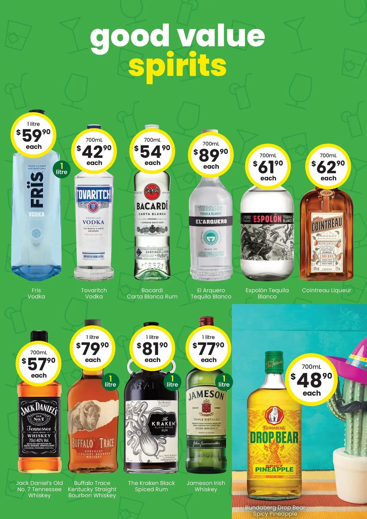 The Bottle-O - Good Value Booze, For Good Value People. QLD 23/03 - 22/03/2026 > weekly / monthly specials | Page: 4